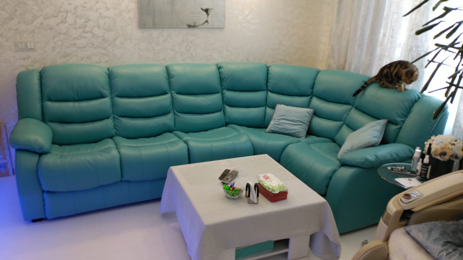 Перетяжка дивана на дому. Михайлов